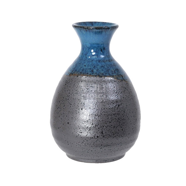 Sakeflasche (Blau-Schwarz 8x12.5cm 300ml)