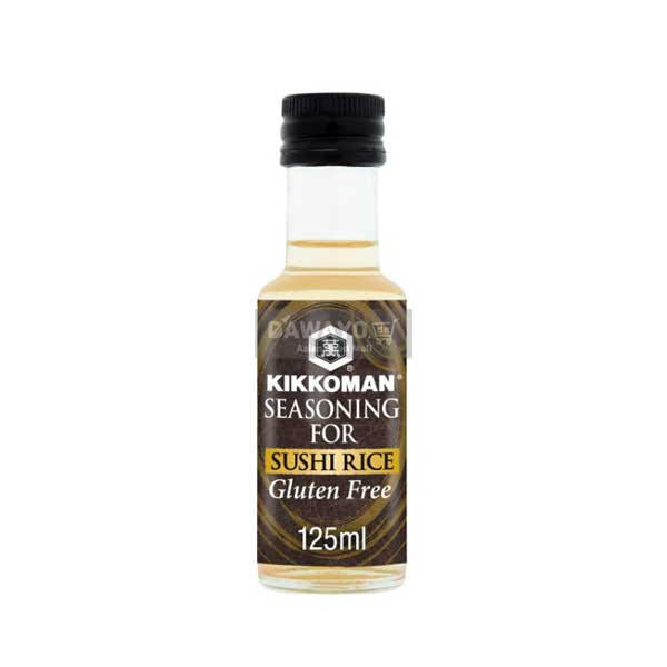 Kikkoman Reisessig für Sushi und Salat, mild und aromatisch, 125 ml (glutenfrei)