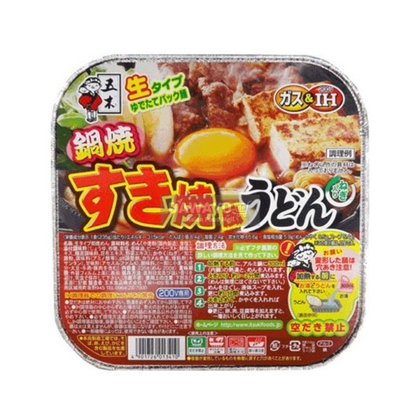 이츠키 담백한 스키야끼 우동 컵라면 235g