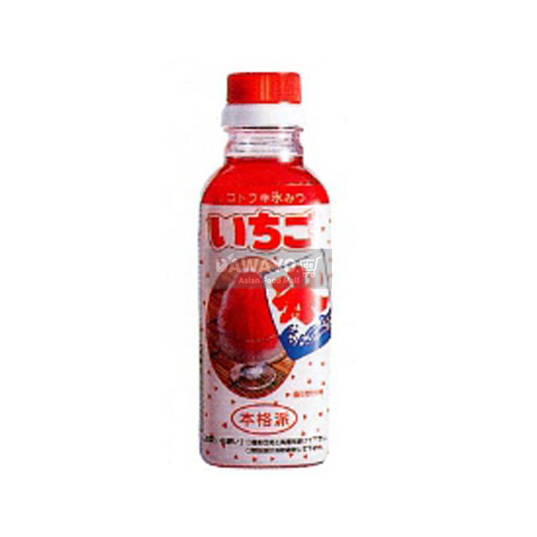 여름을 시원하게 빙수 시럽 딸기맛 370ml