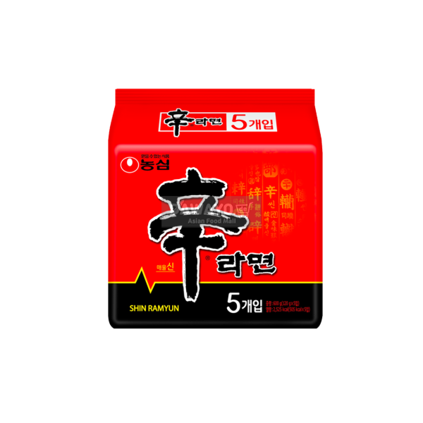 [Nur für den Binnenmarkt] Nongshim aespa Fotokarte Shin Ramyun Multi 600g (120g*5)