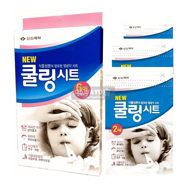 Shine Shine Cooling Sheet 6-pack, lasts 10 hours!
