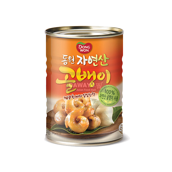 DONGWON Canned Wellhornschnecke In Sojasauce 400g