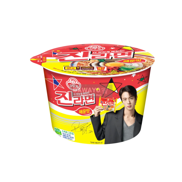 [내수용] 오뚜기 진라면 매운맛 큰컵 110g