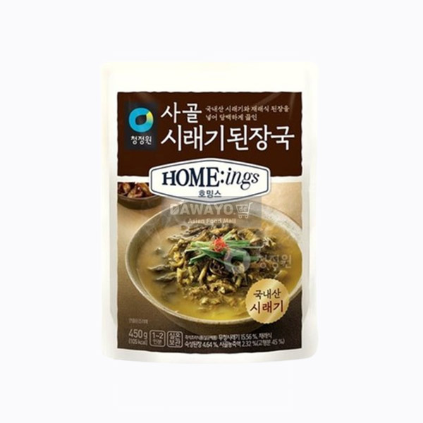 [내수용] 청정원 호밍스 사골 시래기된장국 450g
