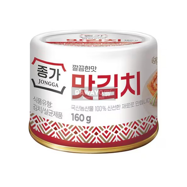 종가집 캔 맛김치 깔끔한맛 160g