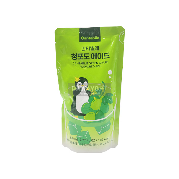 Koreanischer Kiosk ist aufgetaucht! Cantabile Green Grape Ade 230ml