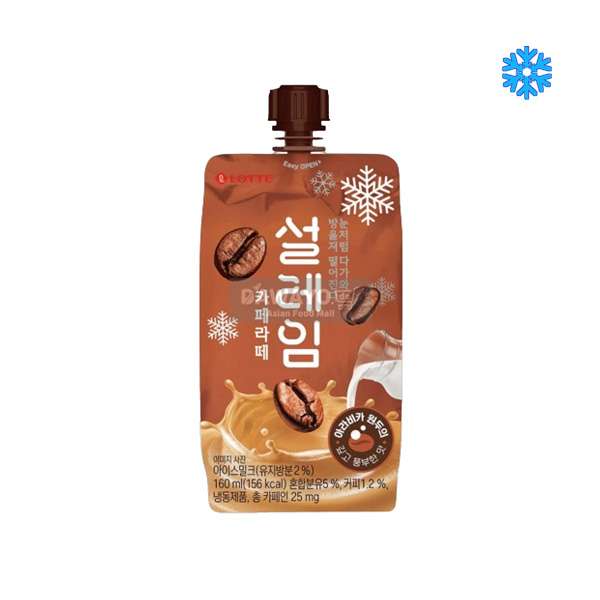 롯데 설레임 커피맛 160ml (해동 상태로 배송되어도 환불 불가, 재냉동해서 드셔주세요~!)