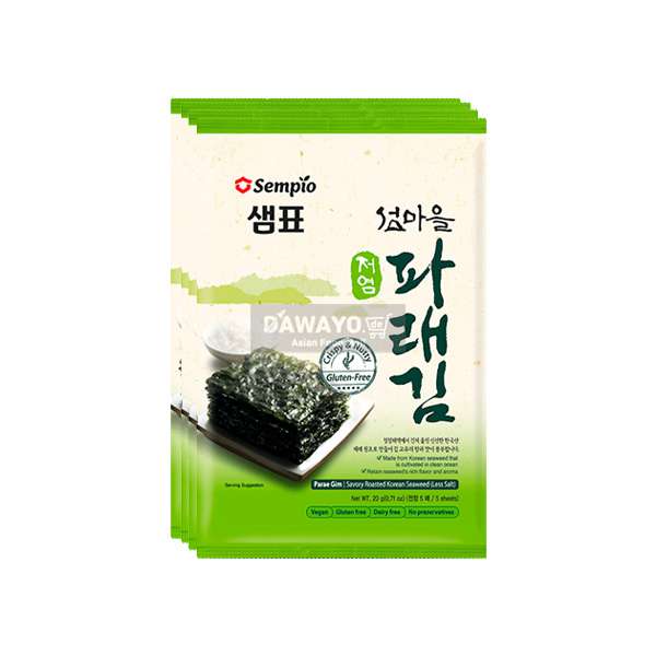샘표 섬마을 저염 파래김 전장 (20g*4) 80g