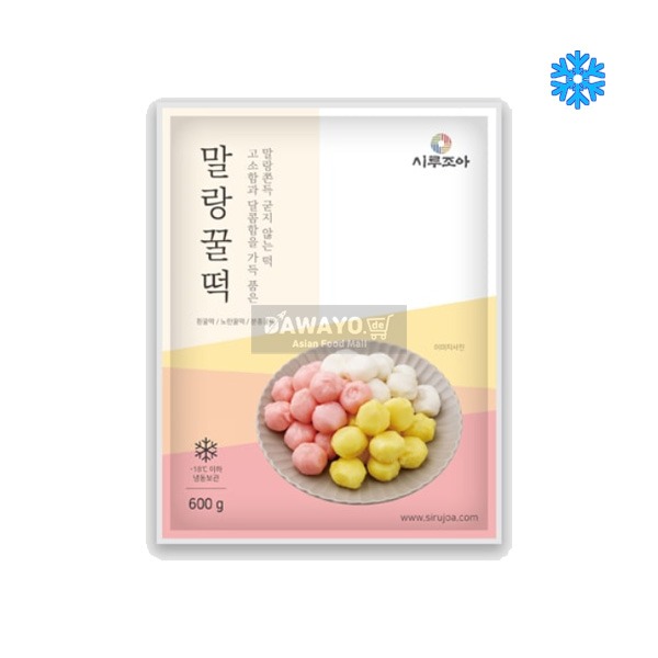 Shiruzoa No hardening plain, strawberry, and banana honey ricecake 12 peaces (600g)