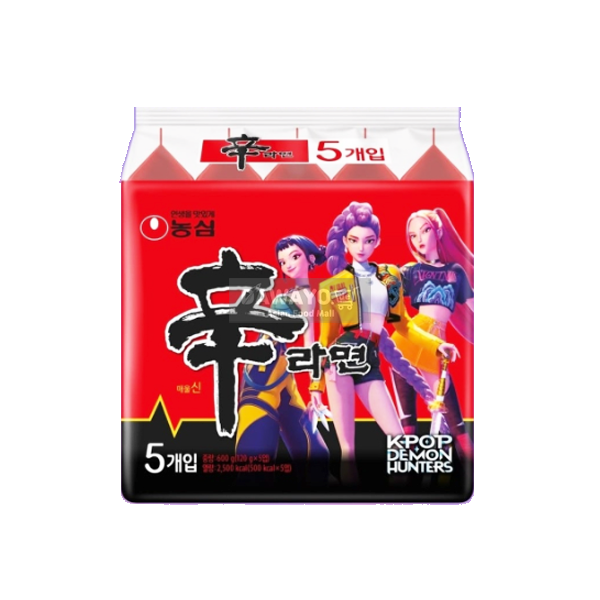 1+1 [내수용] 농심 케이팝 데몬 헌터스 신라면 멀티 600g(120g*5)