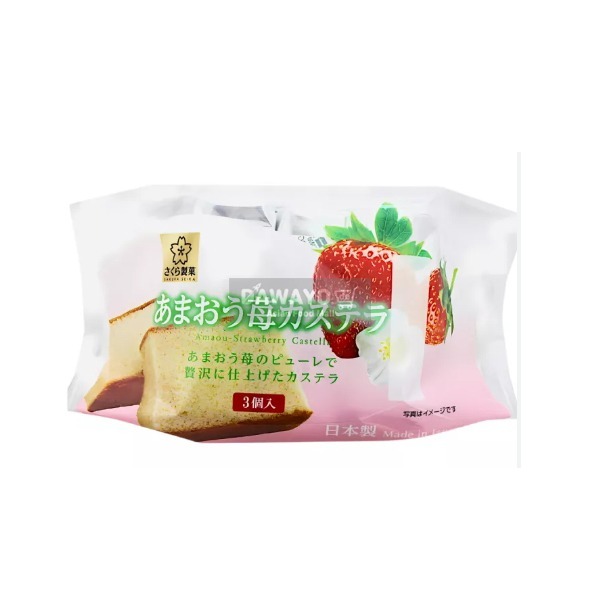 사쿠라제과 프리미엄 딸기 카스테라 3개입 105g