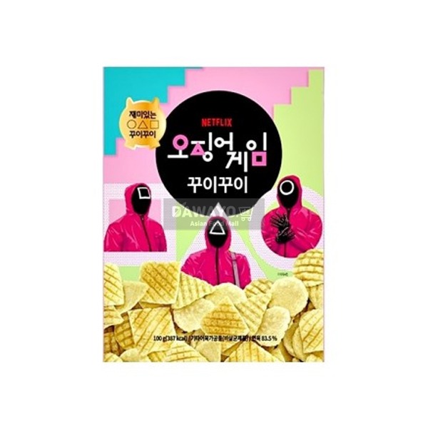 [내수용] NETFLIX 핫한 오징어게임 - 꾸이꾸이 100g  대용량