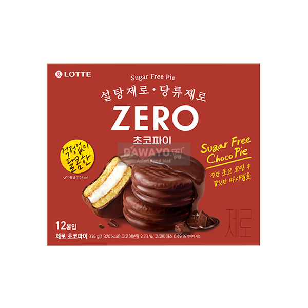 [내수용] 롯데 ZERO 초코파이 336g (28g*12개입)