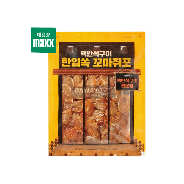 [내수용] MAXX 맥반석구이 한입쏙 꼬마쥐포 대용량 350g
