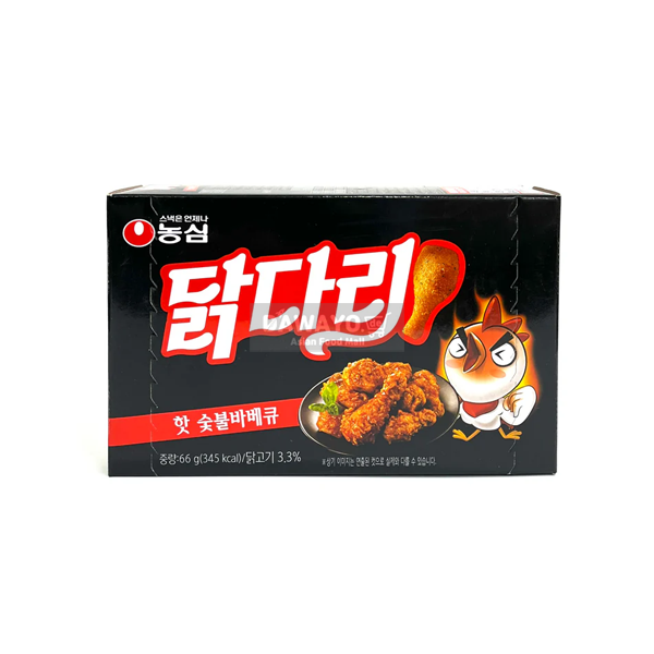 [내수용] 농심 닭다리 핫숯불바베큐 스낵 66g