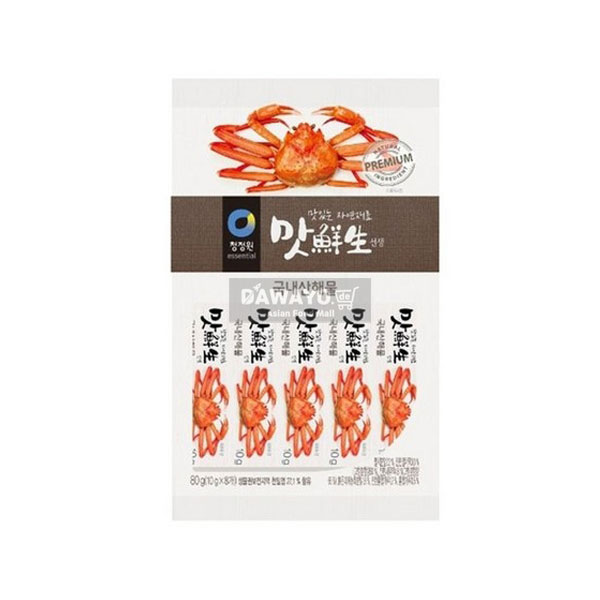 [내수용] 청정원 맛선생 해물스틱 (10g*8 개입) 80g