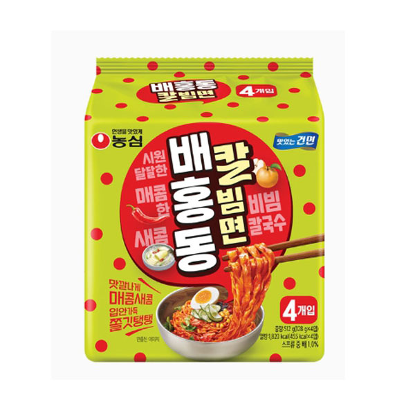 배홍동 칼빔면 멀티 (128g*4 ) 512g