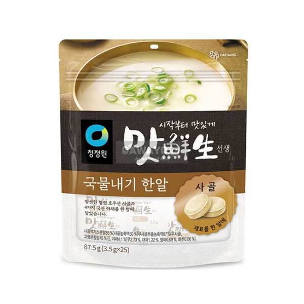 [내수용] 청정원 맛선생 사골국물내기 코인 한알 (3.5g*15개입) 52.5g