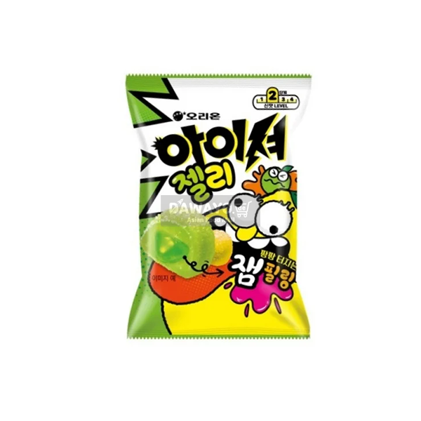 오리온 아이셔젤리 레몬&풋사과 72g