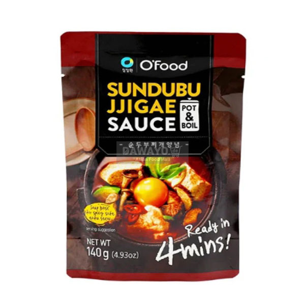 청정원 오푸드 순두부 찌개양념 140g