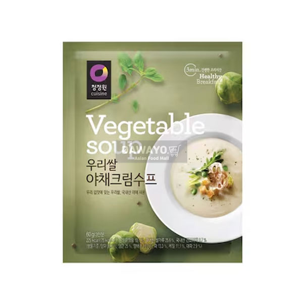 청정원 우리쌀 야채크림스프 60g