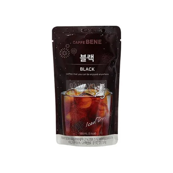 Caffé Bene Schwarzer Kaffee – mit Eis zu genießen, 190 ml