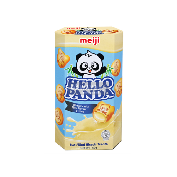 MEIJI 헬로 판다 우유 필링 비스킷 50g