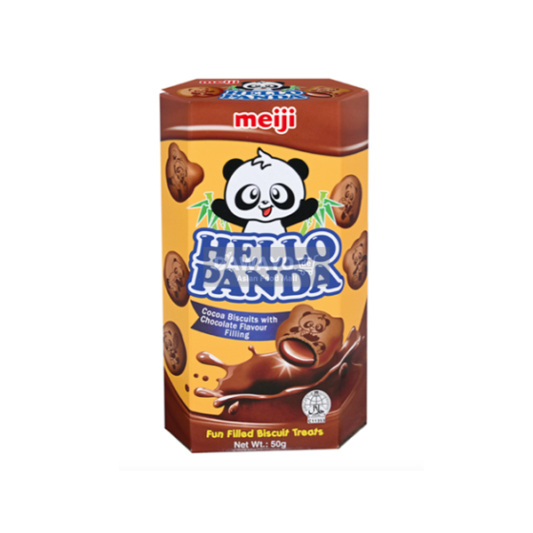 MEIJI 헬로 판다 초코필링 비스킷 50g