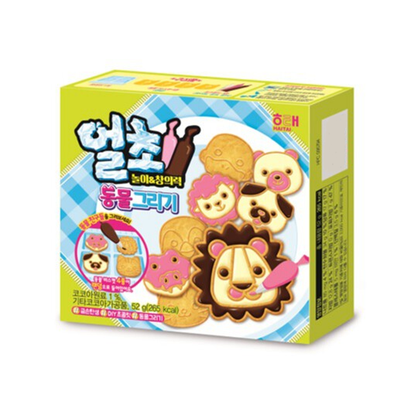 [내수용] 해태 놀이&창의력 UP! 얼초동물그리기 52g