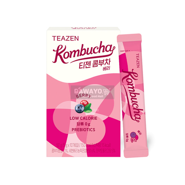 [내수용] 티젠 콤부차 베리 10개입 50g(5g*10)