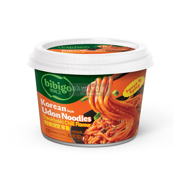 비비고 매콤달콤한 떡볶이맛 우동 187.2g