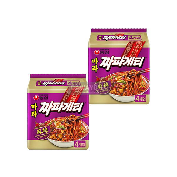 1+1 농심 마라 짜파게티 멀티 (140g*4) 560g