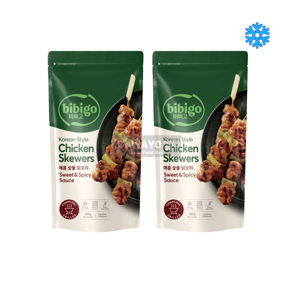 1+1 비비고 매콤 숯불 닭꼬치 180g