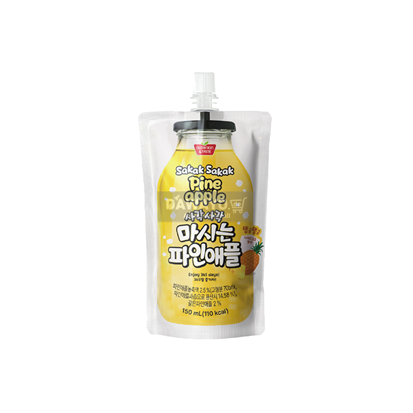 Boram Bio Ananas-Getränk mit Stückchen 150ml