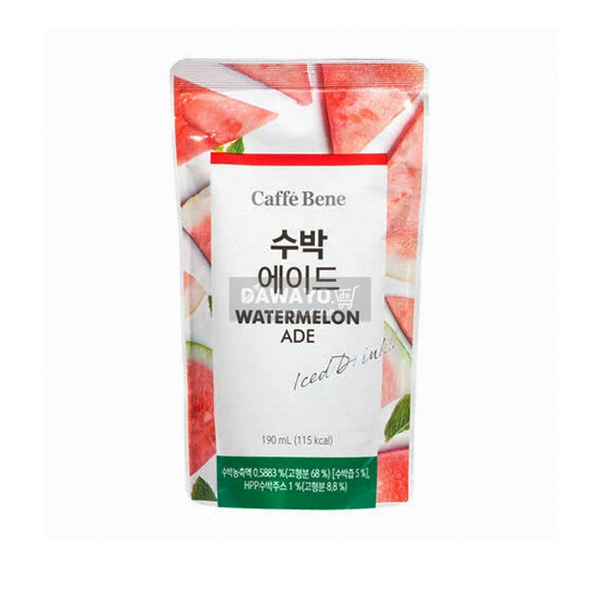 [내수용] 카페베네 시원한 수박에이드 190ml