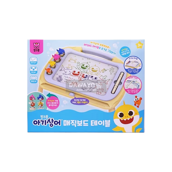 NEW 핑크퐁 아기상어 4가지 색상의 매직보드 테이블 장난감 (3세이상)