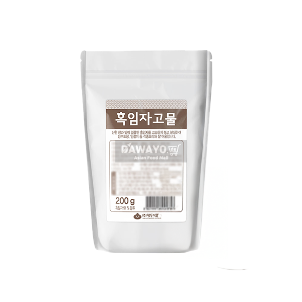 Daedu Foods Reicher Schwarzer Sesampulver 200g