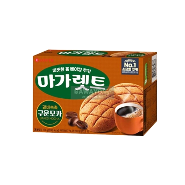 롯데 마가렛트 구운 모카 176g (8개입)