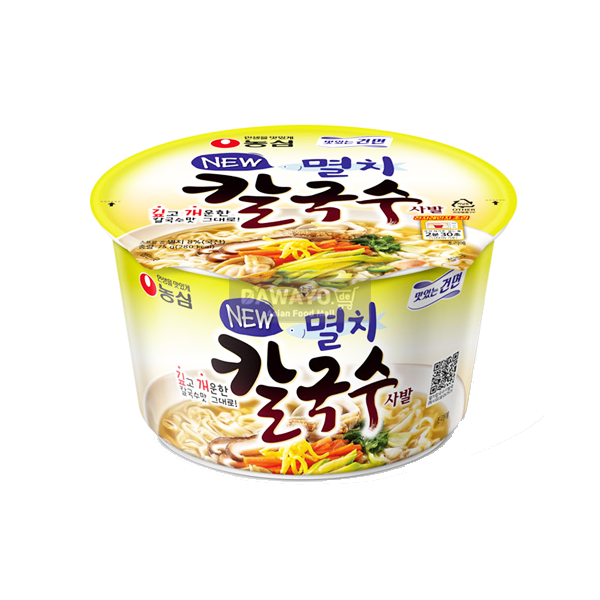 농심 멸치칼국수 컵 75g