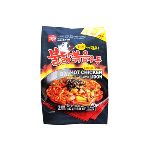 Wang 불닭맛 볶음 우동 2인분 442g