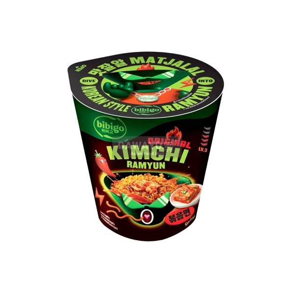 비비고 볶음면 김치 맛잘알 컵 98g