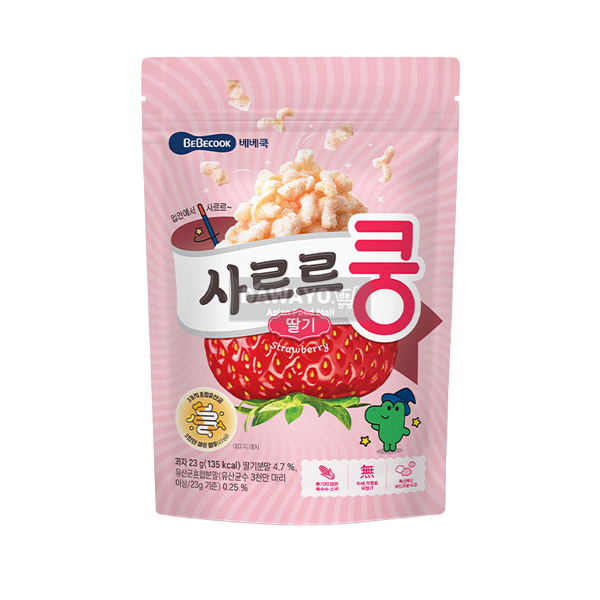 베베쿡 사르르쿵 딸기 23g