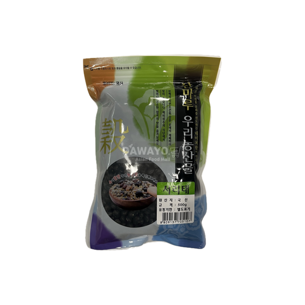 우리농산 서리태 500g  (국산)