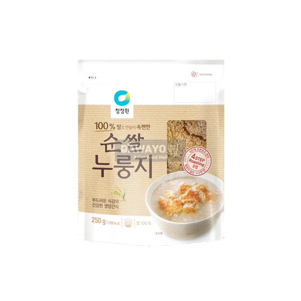 [내수용] 청정원 순쌀 누룽지 250g