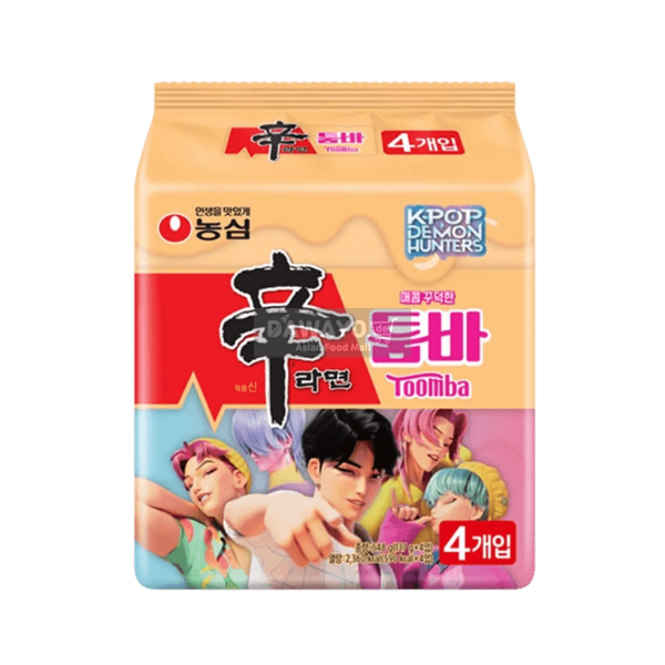 [내수용] 농심 케이팝 데몬 헌터스 신라면 툼바 멀티 (137g*4)