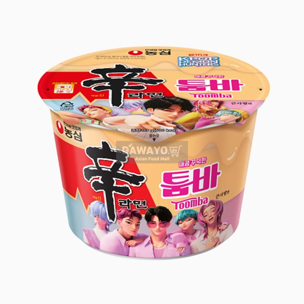 [내수용] 농심 케이팝 데몬 헌터스 신라면 툼바 큰사발 113g