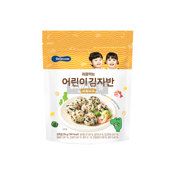 베베쿡 어린이 김자반 해물야채 25g