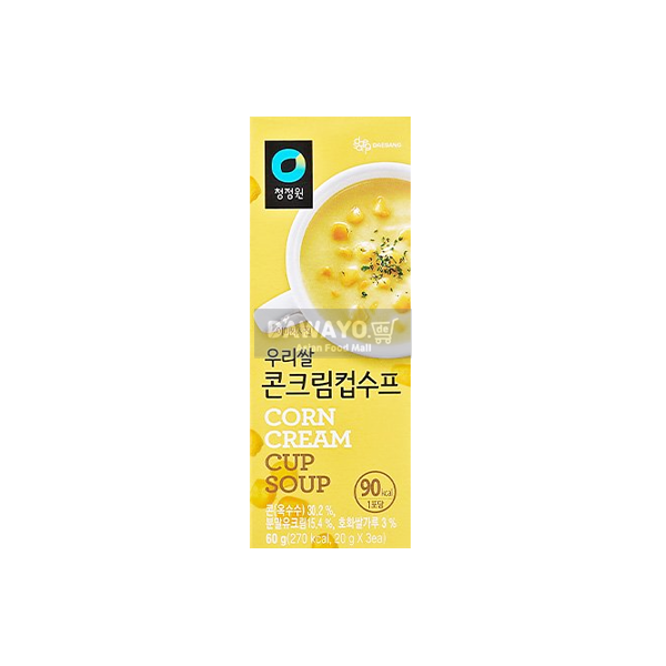 청정원 우리쌀 콘크림 컵 스프 60g