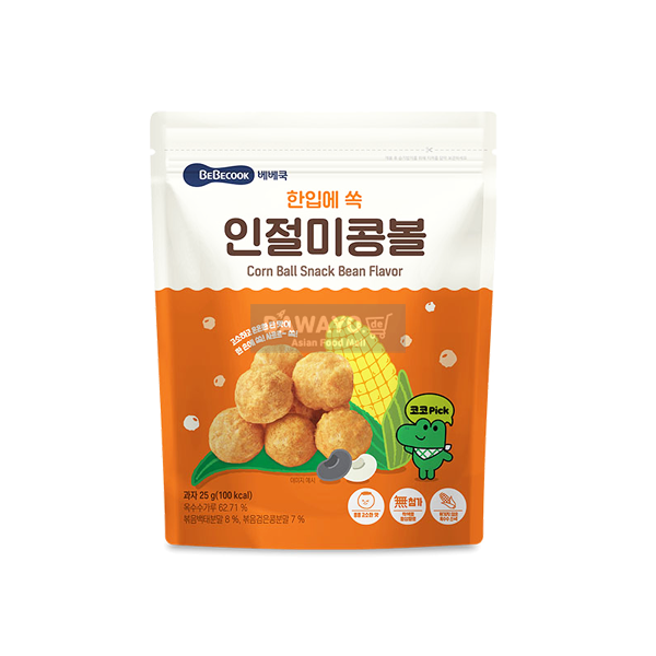 베베쿡 한 입에 쏙 인절미 콩볼 25g